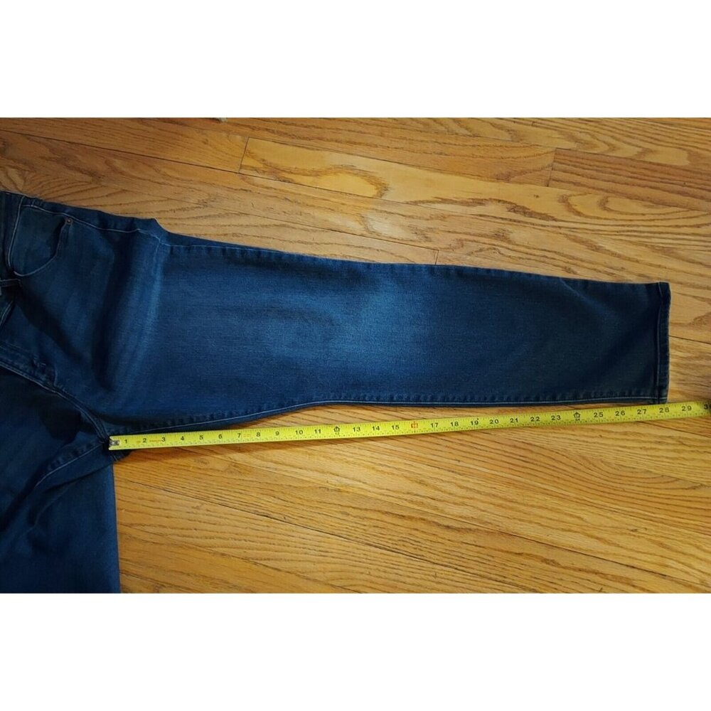 Old Navy Women's Size 18 Rockstar Super Skinny Ankle Jeans  Blue Cotton Blend - Picture 5 of 13